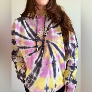 Zero Fatigue RARE Smino Silk Pillow Hood Tie Dye Hoodie Size Medium